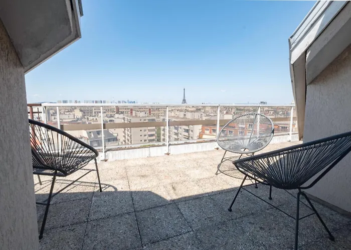 L'envol - Eiffel Tower View, Near Metro Appartement *