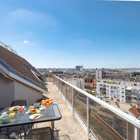 Apartman L'envol - Eiffel Tower View, Near Metro *
